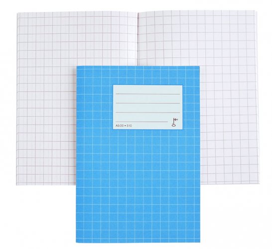 Kouluvihko Paperipiste 510 A5/20 ruudut 10 x 10 mm, hinta 0,46€