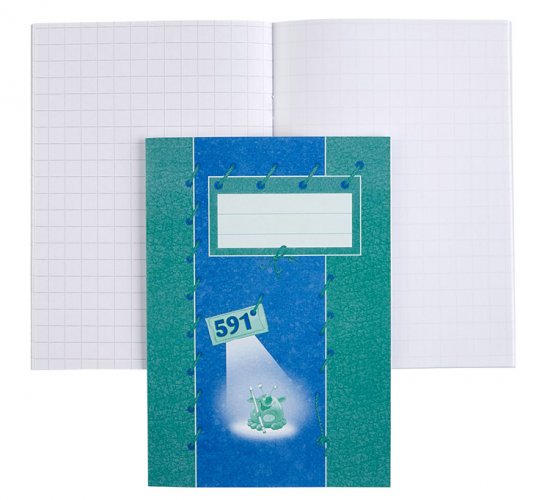 Kouluvihko Paperipiste 591 A5/20 10x10mm ruudut + blanko, hinta 0,48€