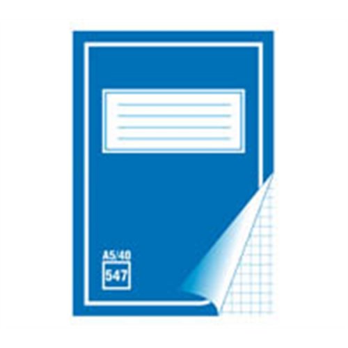 Kouluvihko 547 ruudutettu A5/40, hinta 0,77€