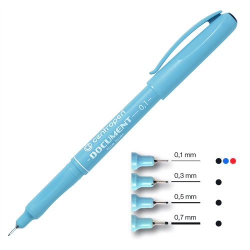Kuitukärkikynä Centropen 2631 0,3 mm musta, hinta 0,89€