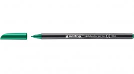 Kuitukärkikynä Edding 1200 1 mm vihreä