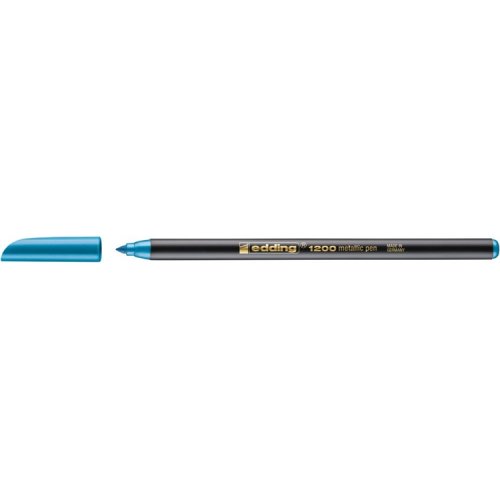 Kuitukärkikynä edding 1200 metallisininen, hinta 4,81€
