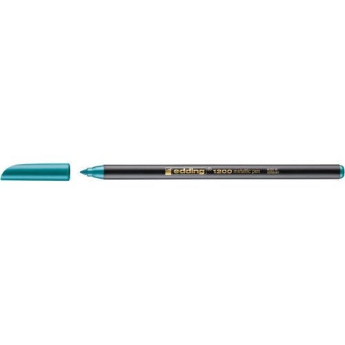 Kuitukärkikynä edding 1200 metallivihreä, hinta 4,81€