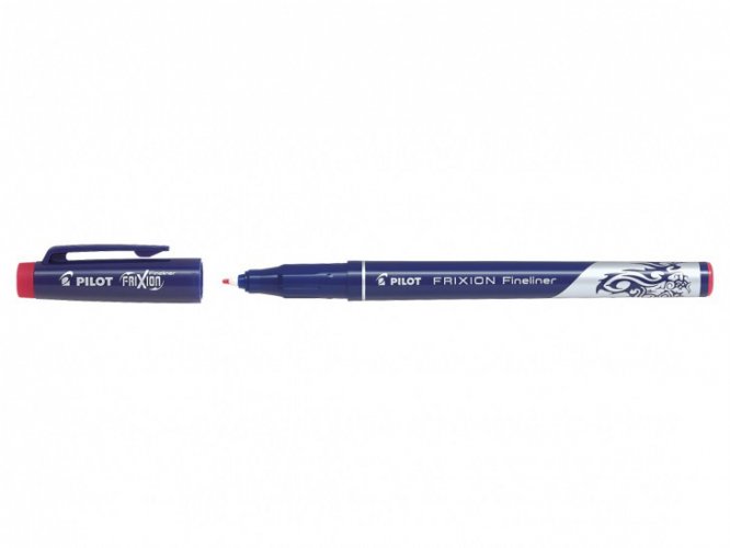 Kuitukärkikynä Pilot Frixion Fineliner F punainen, hinta 1,68€