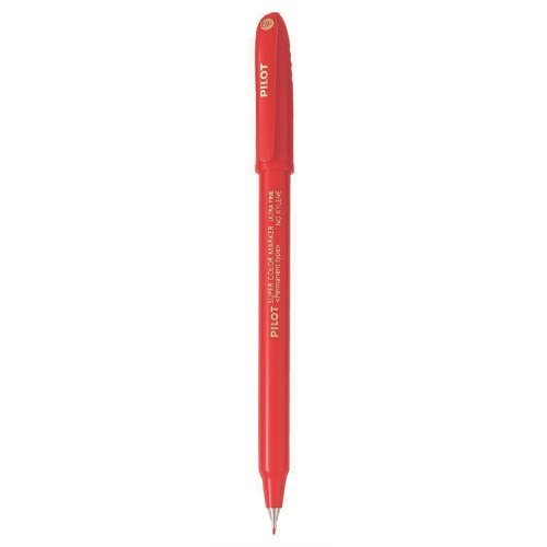 Kuitukärkikynä Pilot Super Color ultra fine punainen, hinta 1,91€