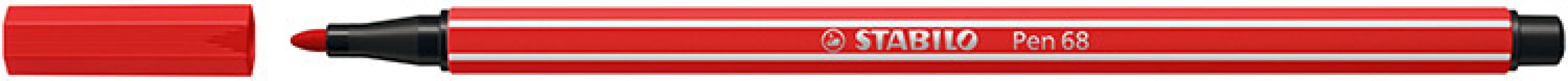 Kuitukärkikynä STABILO Pen 68 punainen, hinta 0,75€