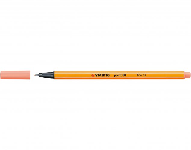Kuitukärkikynä STABILO Point 88 aprikoosi, hinta 0,55€