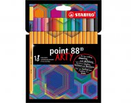 Kuitukärkikynä STABILO Point 88 Arty värilajitelma /18