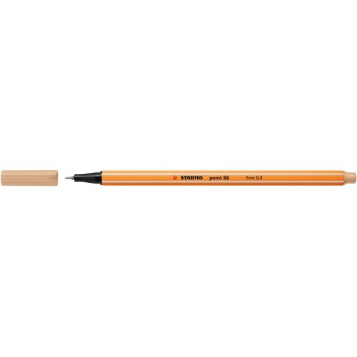 Kuitukärkikynä STABILO Point 88 beige, hinta 0,55€
