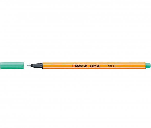 Kuitukärkikynä STABILO Point 88 jäänvihreä, hinta 0,55€