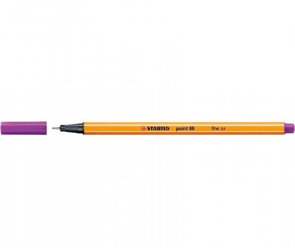 Kuitukärkikynä STABILO Point 88 liila, hinta 0,55€