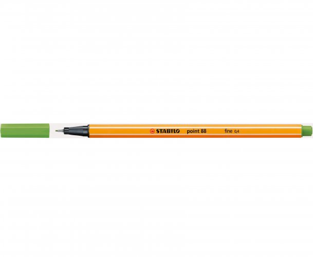 Kuitukärkikynä STABILO Point 88 omenanvihreä, hinta 0,55€