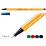 Kuitukärkikynä STABILO Point 88 punainen