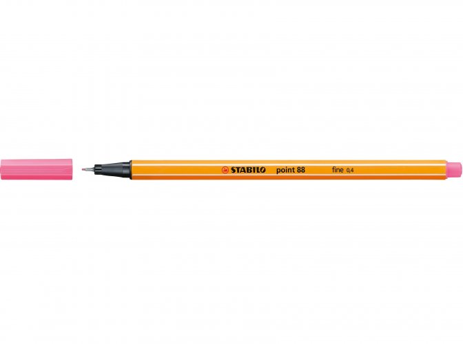 Kuitukärkikynä STABILO Point 88 vaaleanpinkki, hinta 0,55€