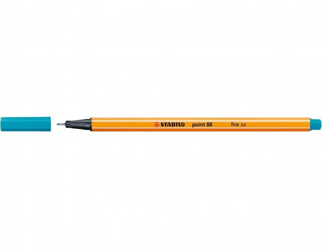 Kuitukärkikynä STABILO Point 88 vaaleansininen, hinta 0,55€