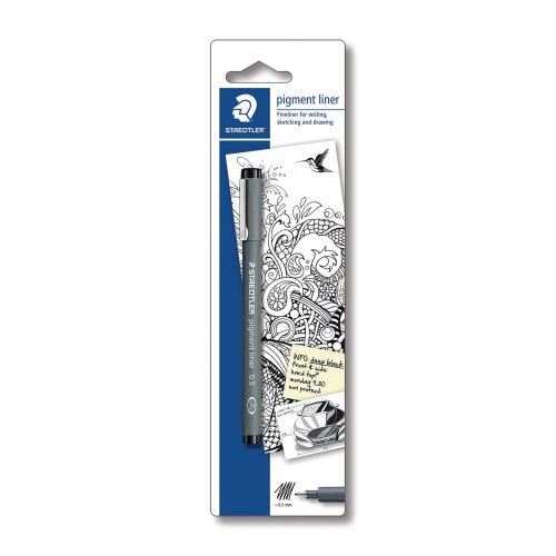 Kuitukärkikynä Staedtler 30805 0,5mm blisteri musta, hinta 3,59€