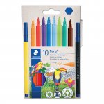 Kuitukärkikynä Staedtler noris club 1mm värilajitelma 10kpl