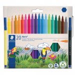 Kuitukärkikynä Staedtler noris club 1mm värilajitelma 20kpl