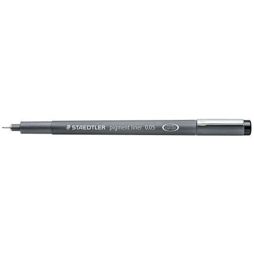 Kuitukärkikynä Staedtler pigment liner 308 0,05mm musta, hinta 3,13€