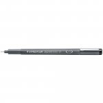 Kuitukärkikynä Staedtler pigment liner 308 0,1mm musta