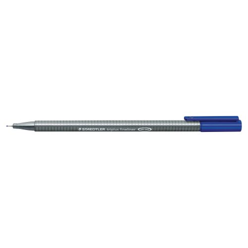Kuitukärkikynä Staedtler triplus 334-3 0,3mm sininen, hinta 1,35€