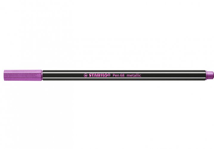 Kuitukynä STABILO Pen 68 1,0 mm metallinpinkki, hinta 1,40€