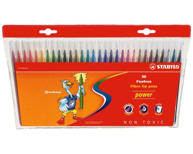 Huopakynä STABILO Power 280 värilajitelma /30, hinta 8,71€