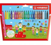 Huopakynä STABILO Trio A-Z 378 värilajitelma /24