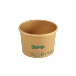 Kulho Biopak ronda short 240ml ruskea 25kpl
