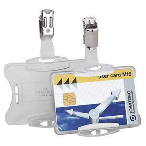 Kulkukorttikotelo Durable 811819 + klipsi 54 x 87 mm /25, hinta 70,23€