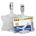 Kulkukorttikotelo Durable 811819 + klipsi 54 x 87 mm /25