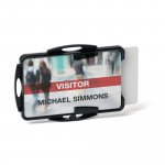 Kulkukorttikotelo Durable 8989 eko 2 puoleinen musta 10kpl