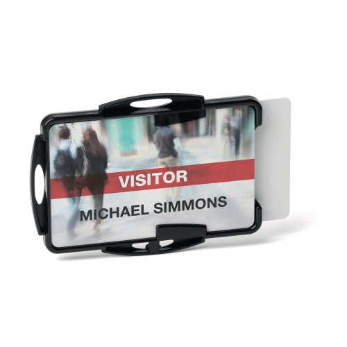 Kulkukorttikotelo Durable 8989 eko 2 puoleinen musta 10kpl, hinta 85,85€