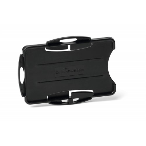 Kulkukorttikotelo Durable ECO avoin 2 kortille musta, hinta 3,61€