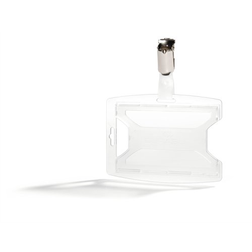 Kulkukorttikotelo Durable reXycle 1 kortille kirkas + klipsi, hinta 2,81€