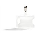 Kulkukorttikotelo Durable reXycle 2 kortille kirkas + klipsi