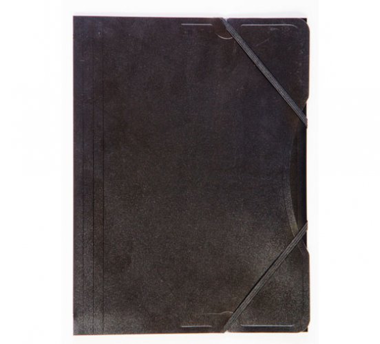 Kulmalukkokansio A4 PP musta, hinta 1,60€