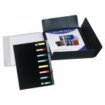 Kulmalukkokansio Exacompta 12-osainen pp musta