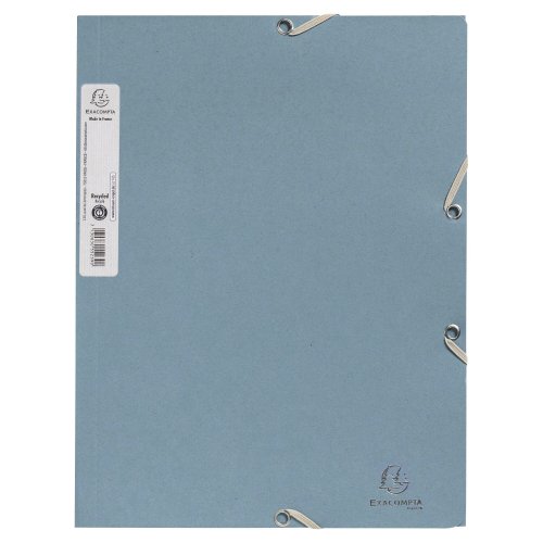 Kulmalukkokansio Exacompta a4, siniharmaa, hinta 4,19€