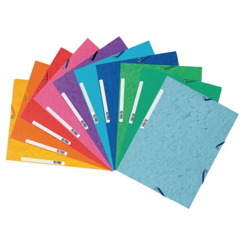 Kulmalukkokansio Exacompta värilajitelma 1kpl = 10 kansiota 10kpl, hinta 11,54€