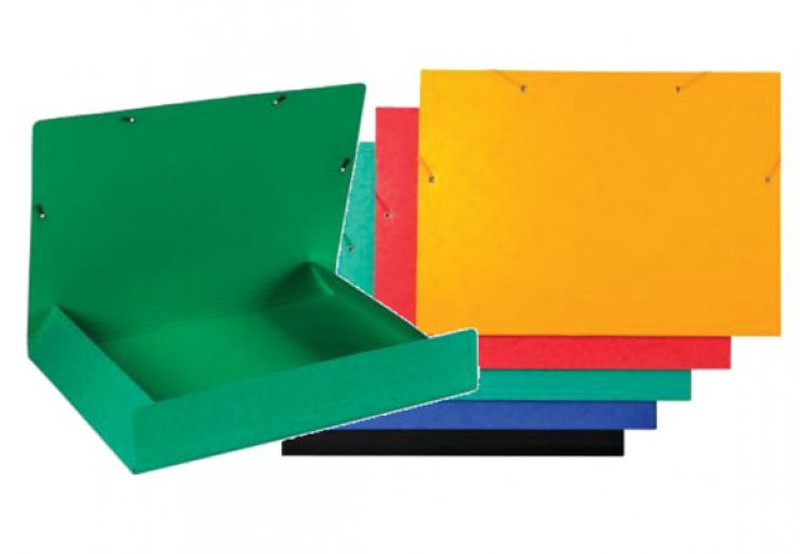 Kulmalukkokansio läpillä Exacompta A3 600G musta, hinta 7,18€