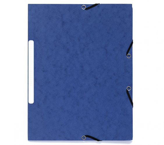 Kulmalukkokansio läpillä Exacompta A4 375G sininen, hinta 0,80€