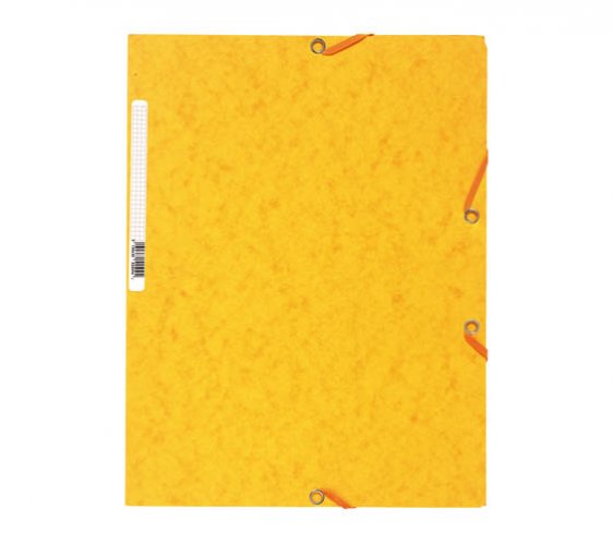 Kulmalukkokansio läpillä Exacompta A4 400 g keltainen, hinta 1,23€