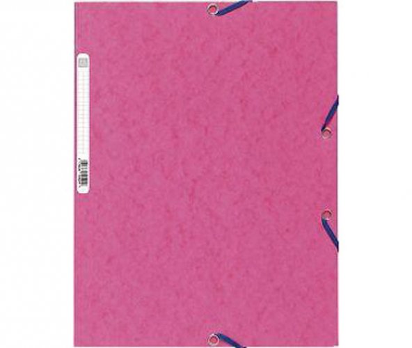 Kulmalukkokansio läpillä Exacompta A4 400G fuksia, hinta 1,20€