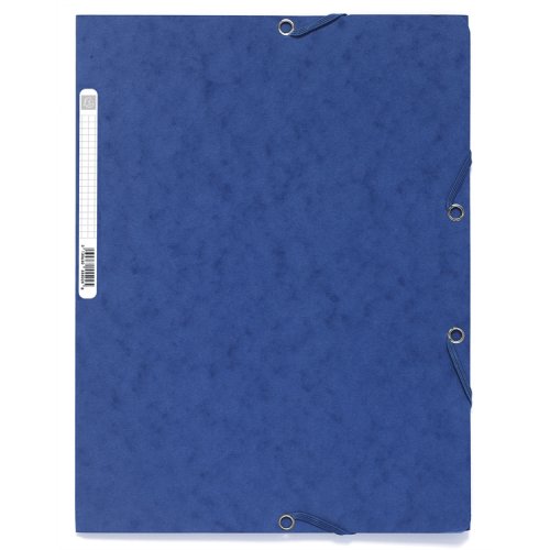Kulmalukkokansio läpillä Exacompta A4 400G sininen, hinta 1,35€