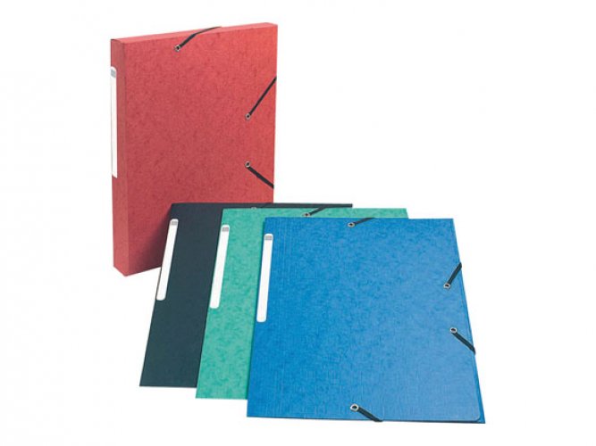 Kulmalukkokansio läpillä Exacompta A4 600G sininen, hinta 3,06€