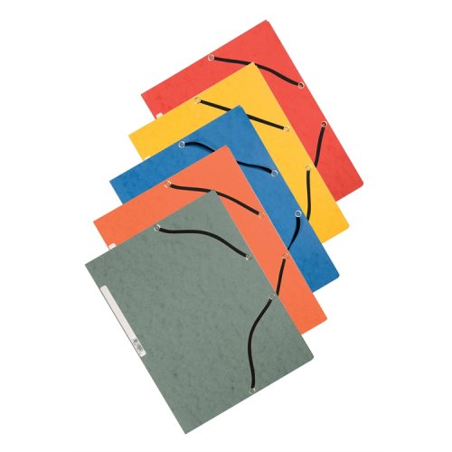 Kulmalukkokansio läpillä Q-CONNECT A4 375G värilajitelma /10, hinta 1,12€