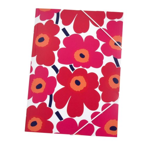 Kulmalukkokansio Marimekko unikko, hinta 5,24€