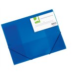 Kulmalukkokansio Q-CONNECT A4 PP sininen