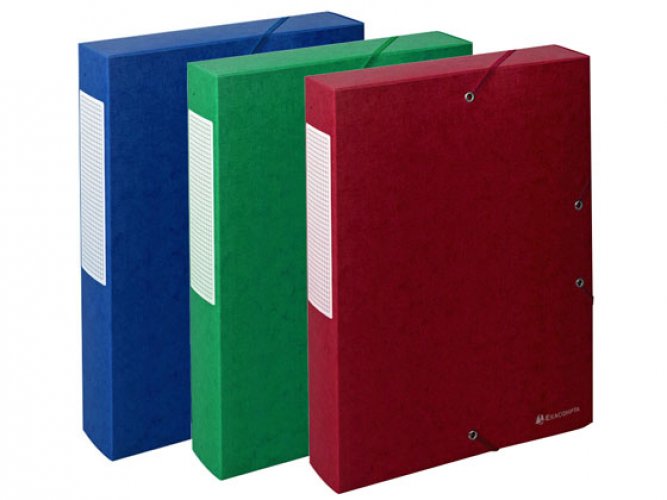 Kulmalukkokotelo Exacompta A4 25 mm 600G musta, hinta 11,18€